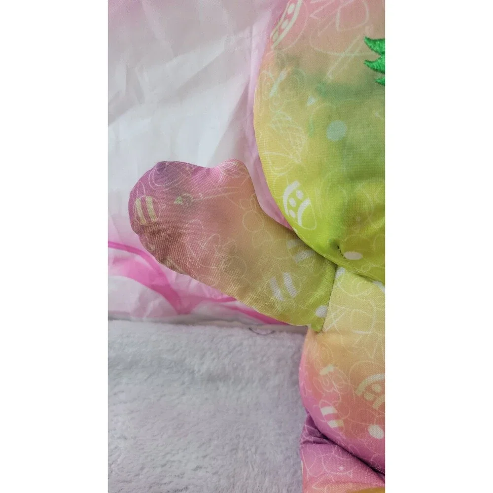 ​Tomy Doodle Bear Easter Egg Bunny Rabbit Pink Plush 17